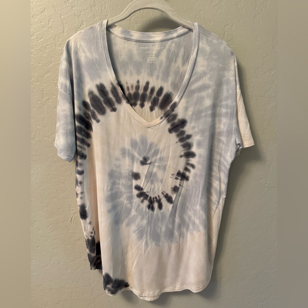 American Eagle soft and sexy oversized tie-dye shirt size S